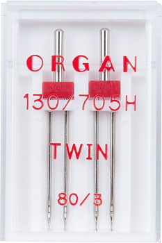 Иглы для швейных машин Organ №80/3 двойные