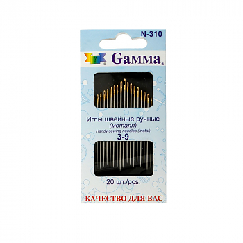 Иглы для ручного шитья Gamma N-310